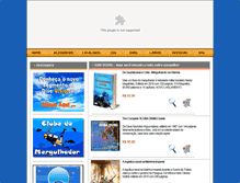 Tablet Screenshot of divevision.com.br